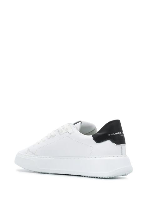 Sneakers Basse Temple - Bianco e Nero PHILIPPE MODEL | BTLDV010